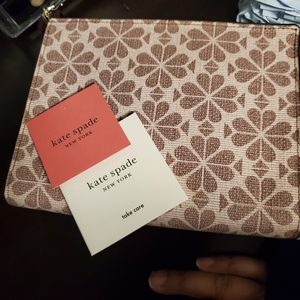 Maroon Kate spade pouch